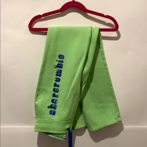 Light green sweatpants